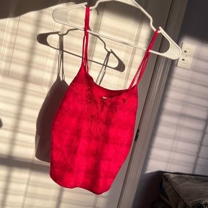 Victoria’s Secret silky crop top